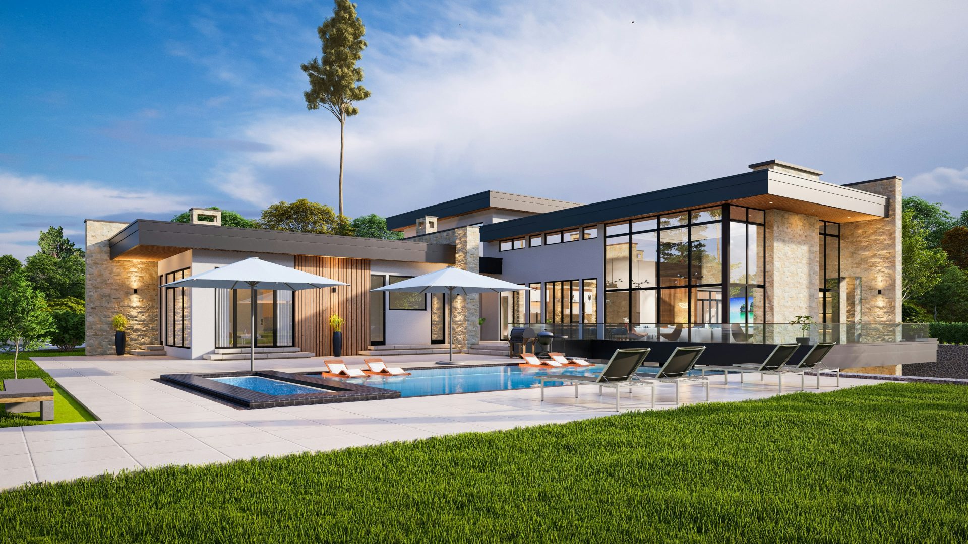 Moderne Villa mit Pool
